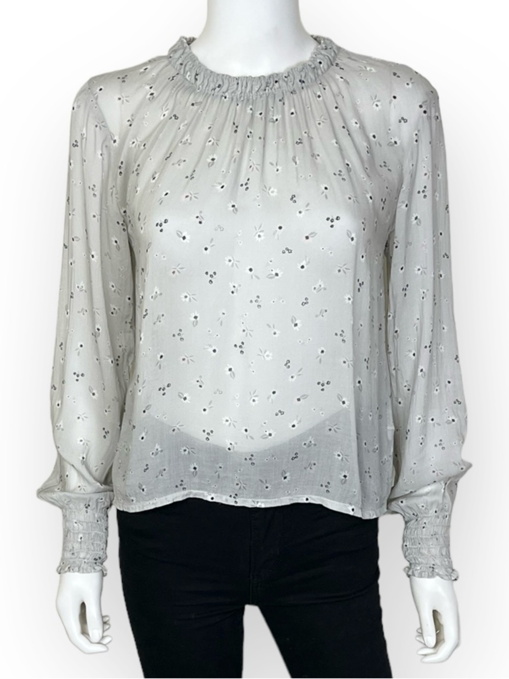 Cloth & Stone Floral Pullover - sz XS - Picture 5 of 11